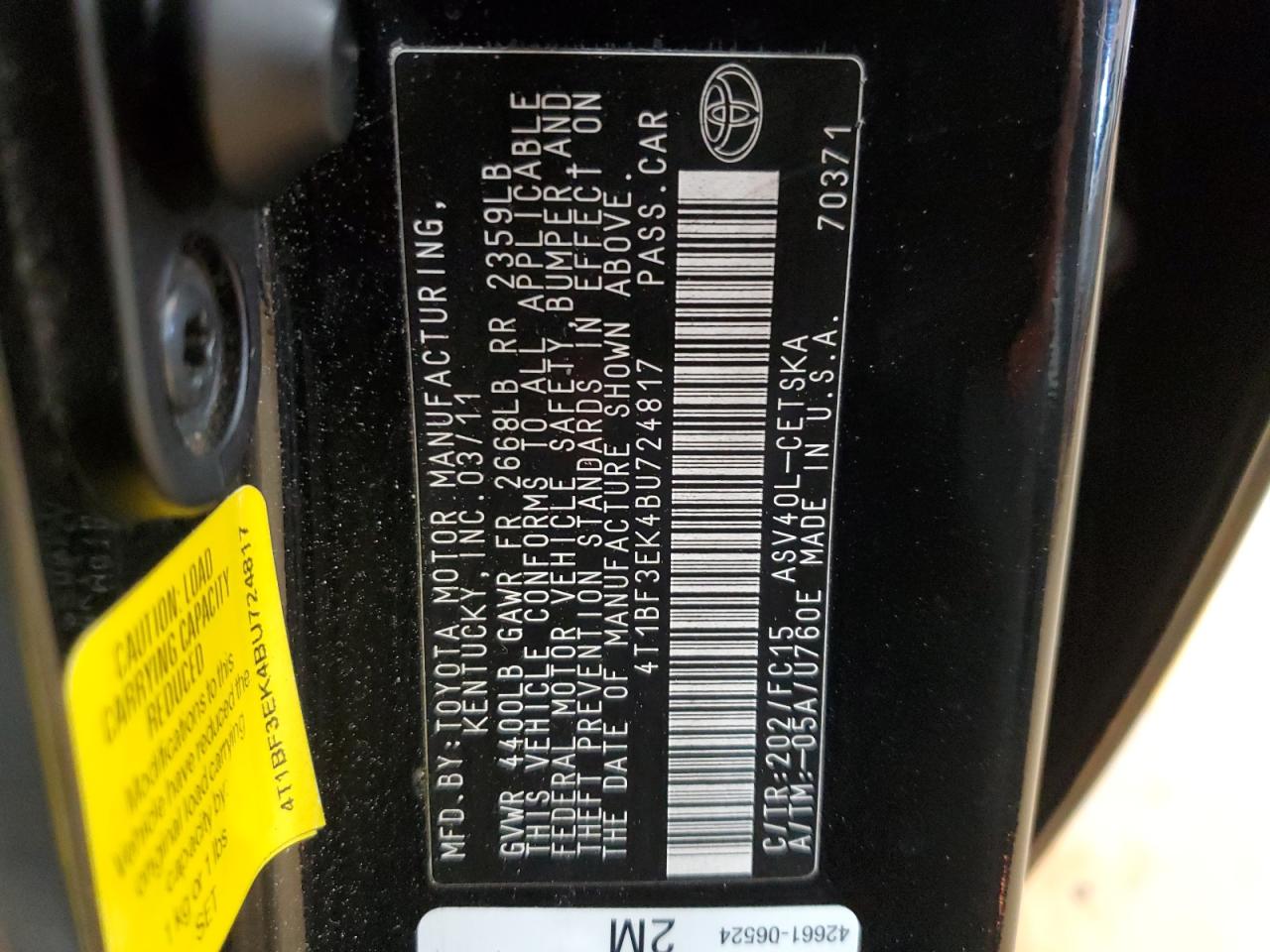 2011 Toyota Camry - Image 14