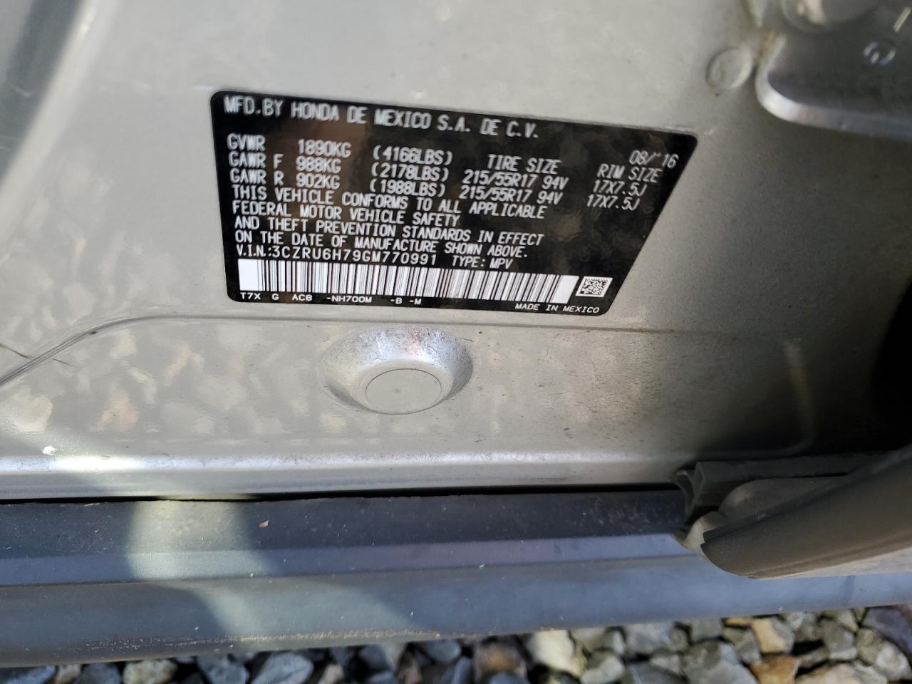 2016 Honda HR-V - Image 14