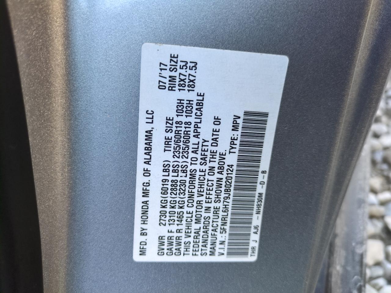 2018 Honda Odyssey - Image 14