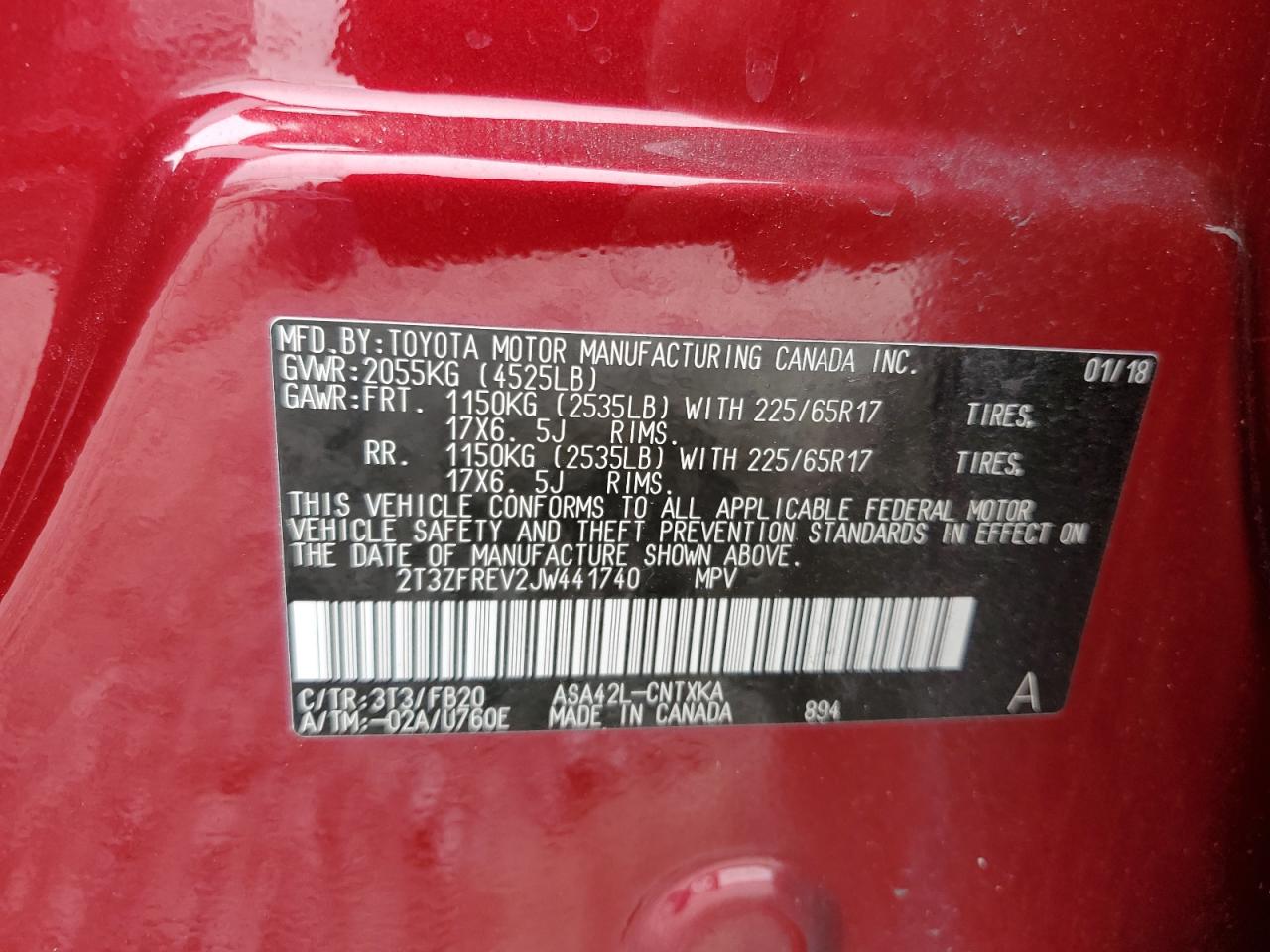 2018 Toyota RAV 4 - Image 13