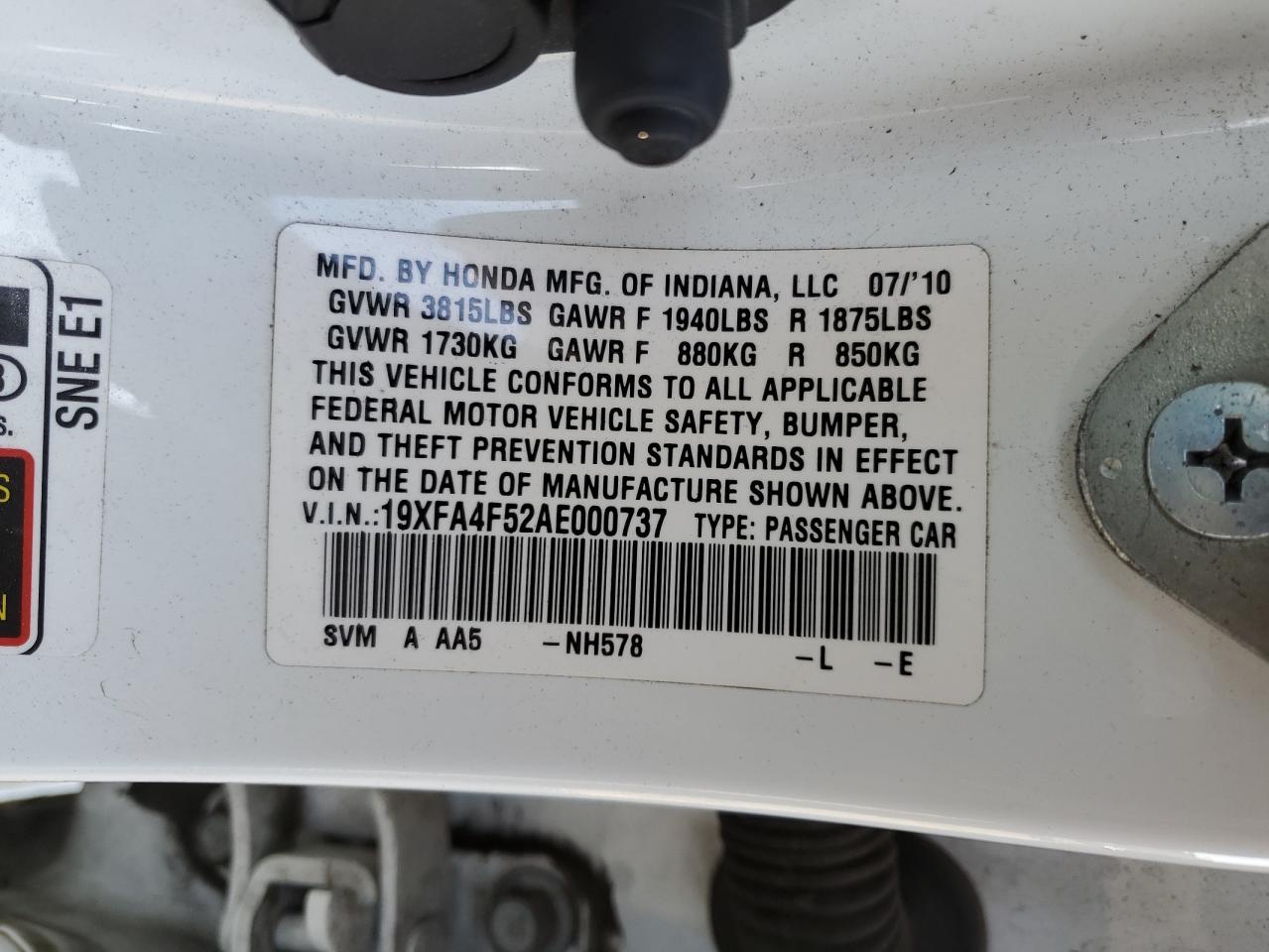 2010 Honda Civic - Image 13