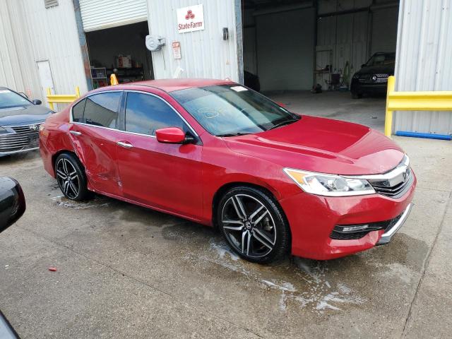  HONDA ACCORD 2016 Red