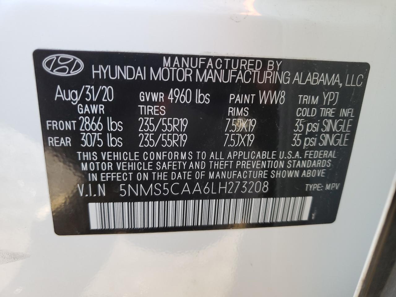 2020 Hyundai Santa Fe - Image 13