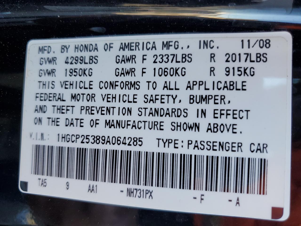 2009 Honda Accord - Image 12