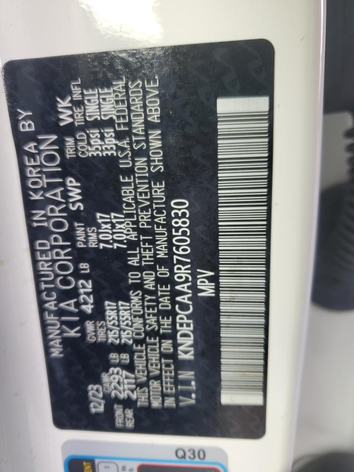 2024 Kia Seltos Lx VIN: KNDEPCAA9R7605830 Lot: 87359684