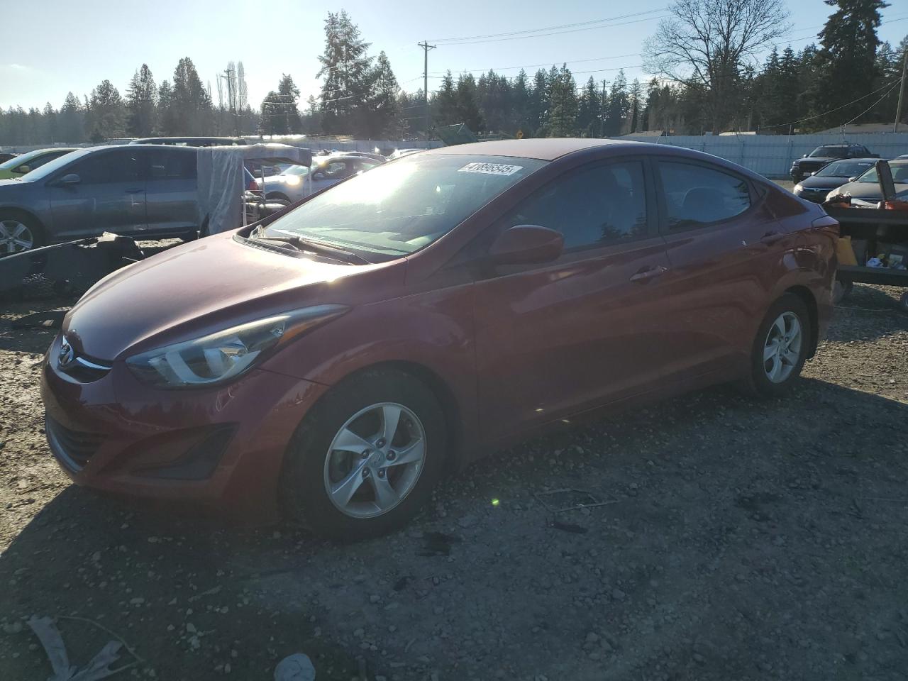 VIN 5NPDH4AE0EH540695 2014 HYUNDAI ELANTRA no.1