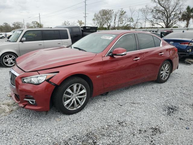  INFINITI Q50 2016 Czerwony