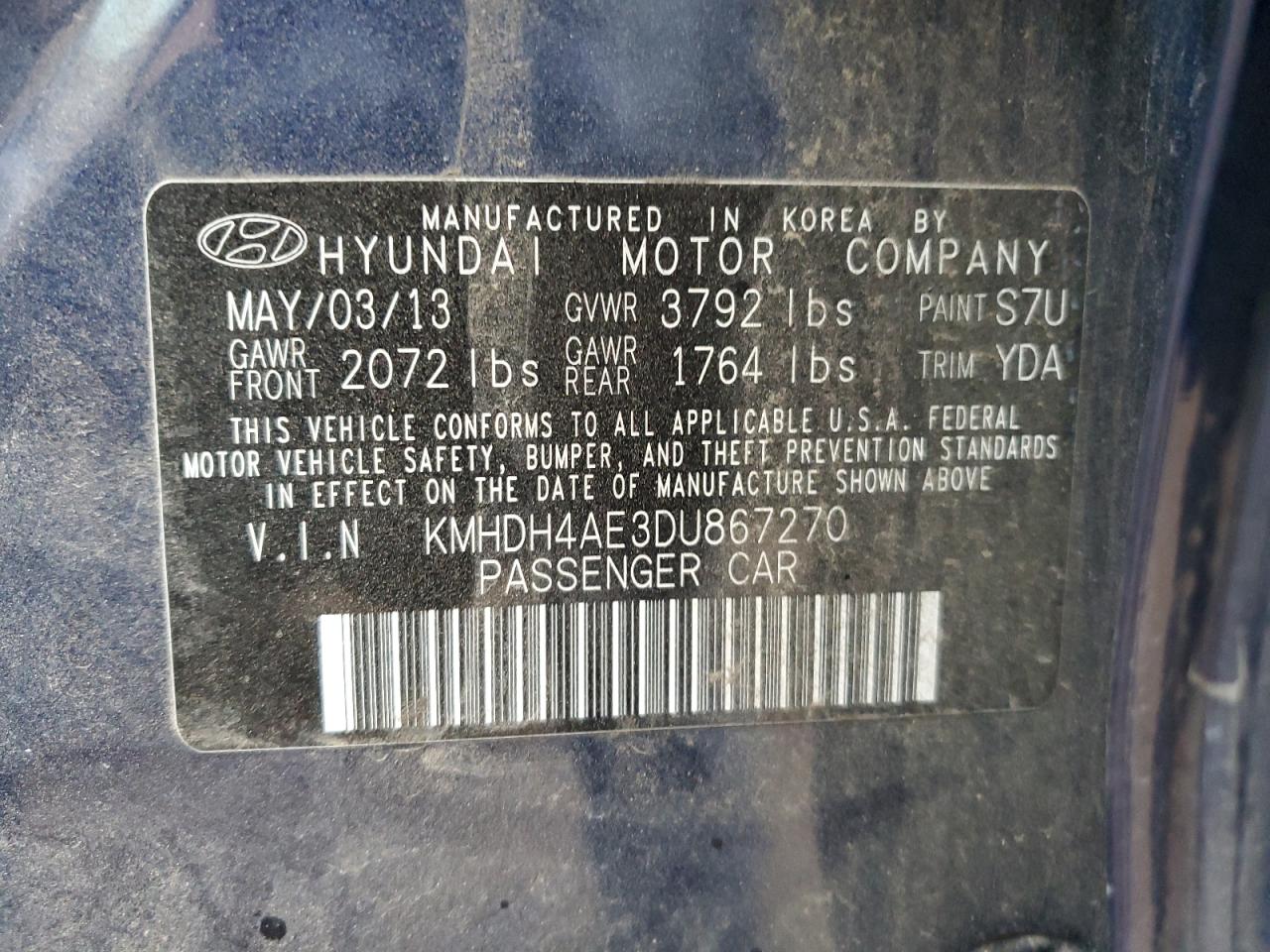 2013 Hyundai Elantra - Image 14