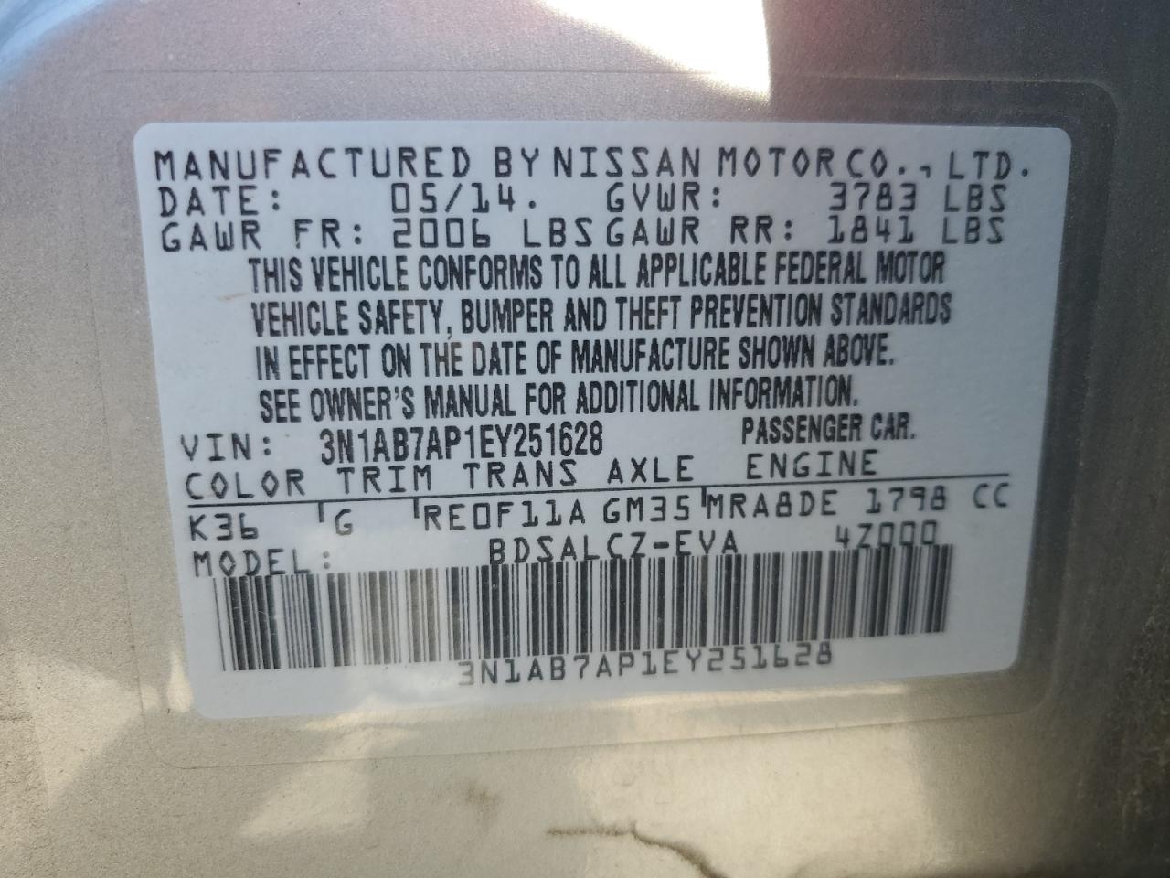 2014 Nissan Sentra - Image 15