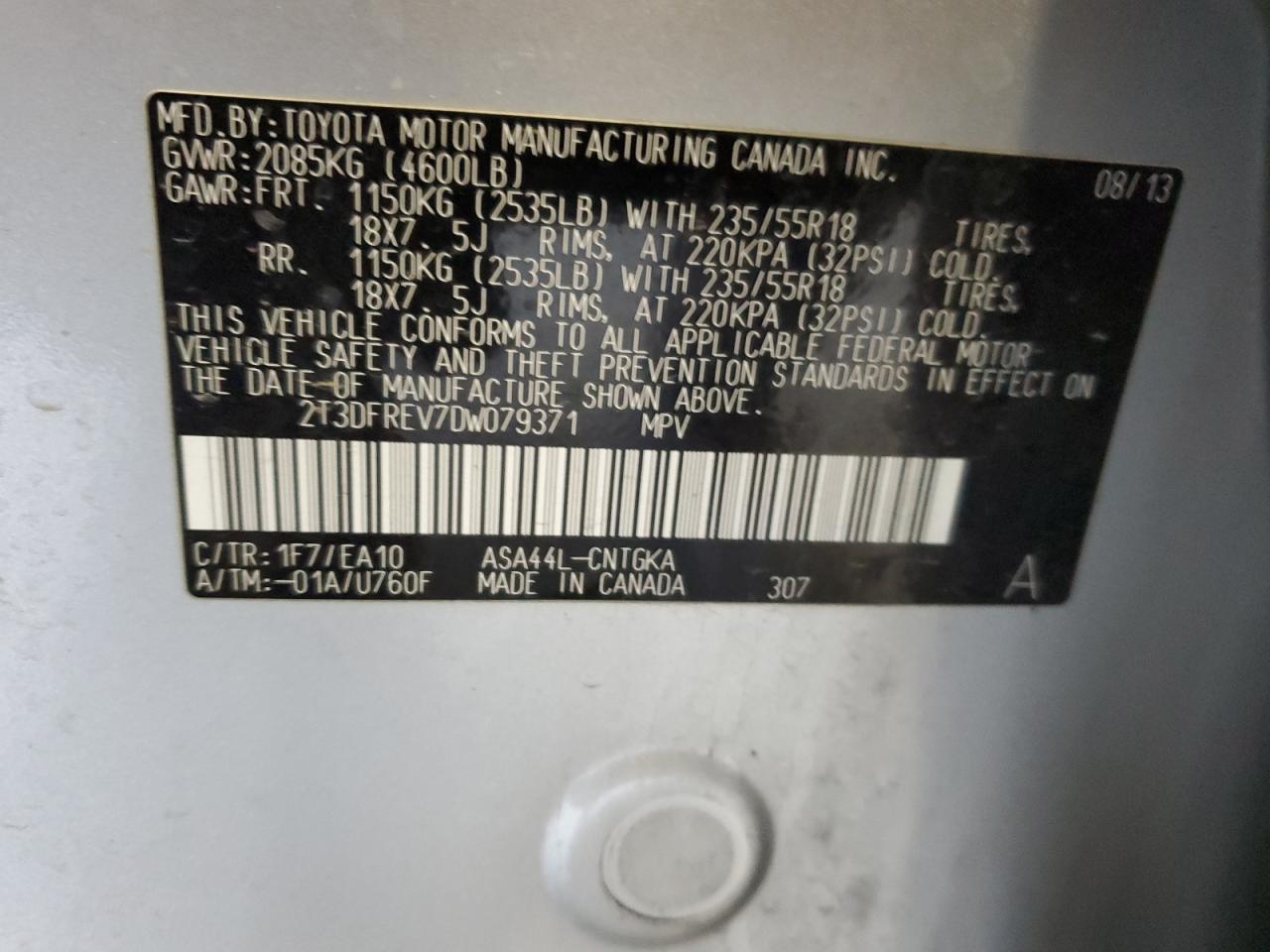 2013 Toyota RAV 4 - Image 13