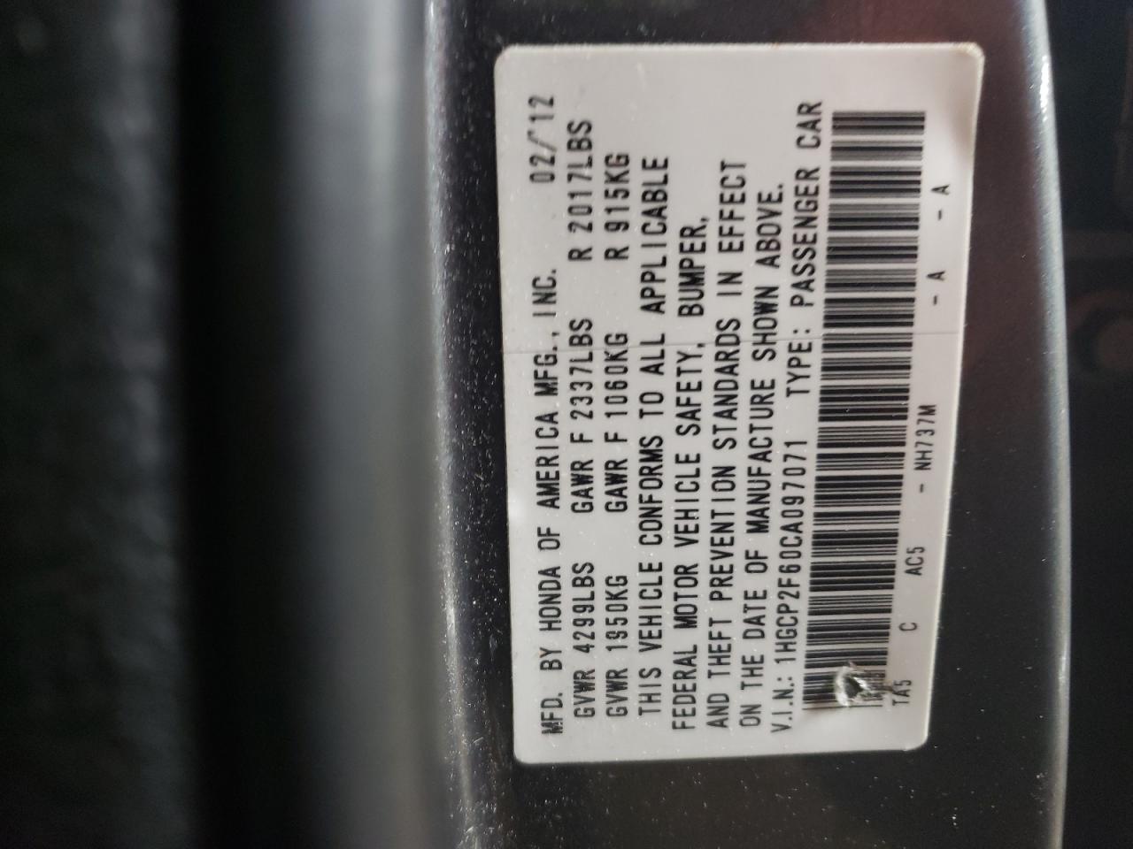 2012 Honda Accord - Image 12