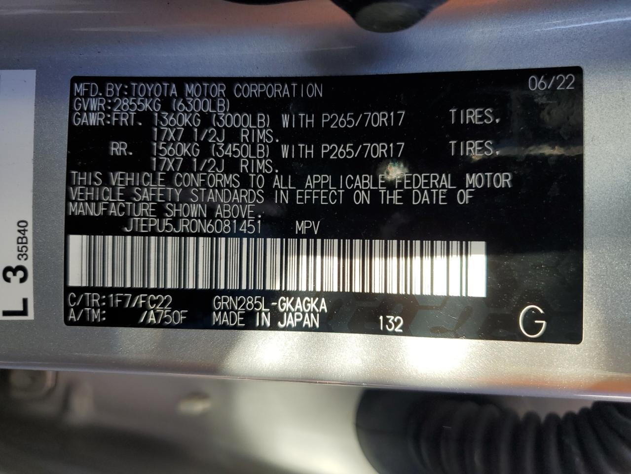 2022 Toyota 4Runner - Image 13