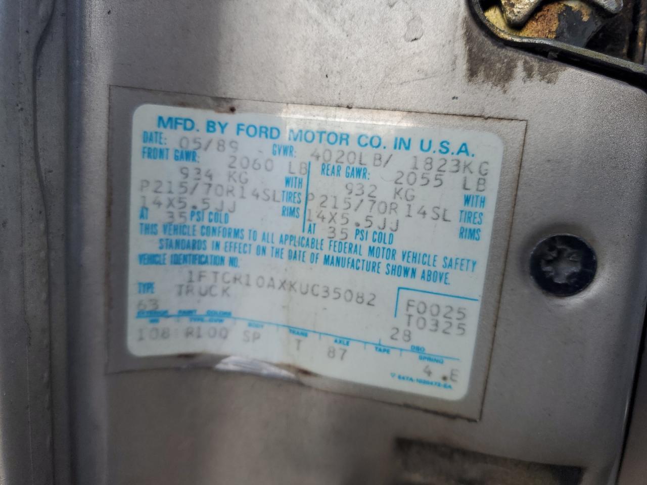 1989 Ford Ranger - Image 12