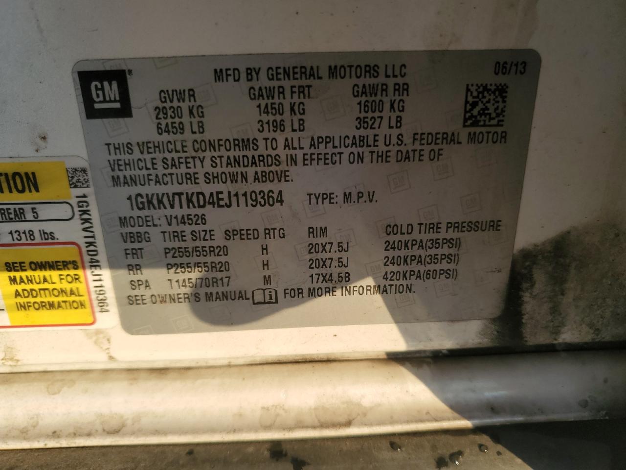 2014 GMC Acadia - Image 13