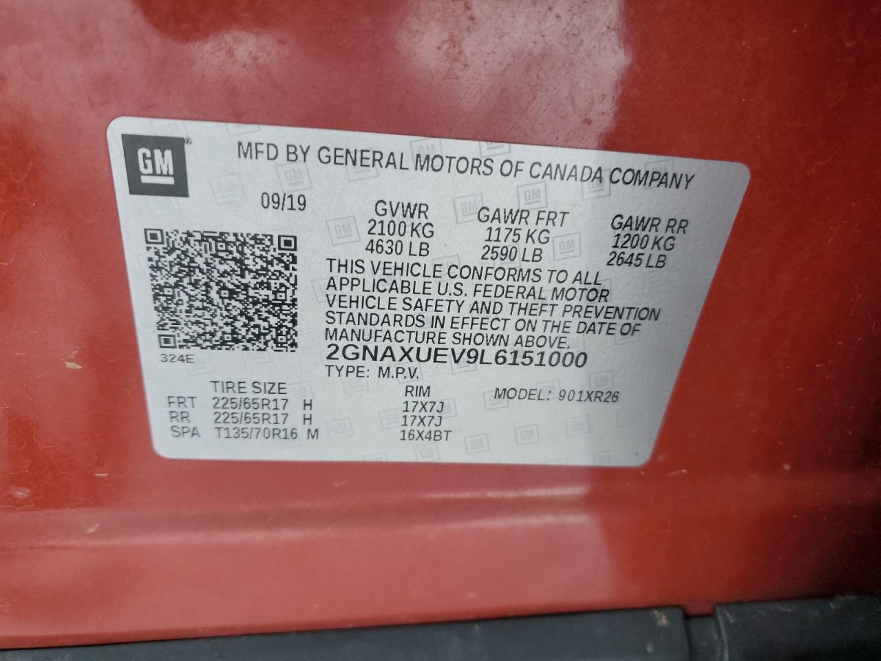 2020 Chevrolet Equinox - Image 13