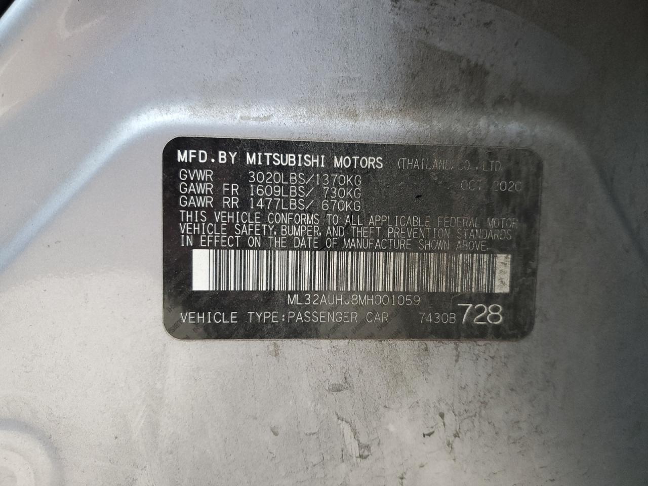 2021 Mitsubishi Mirage - Image 12