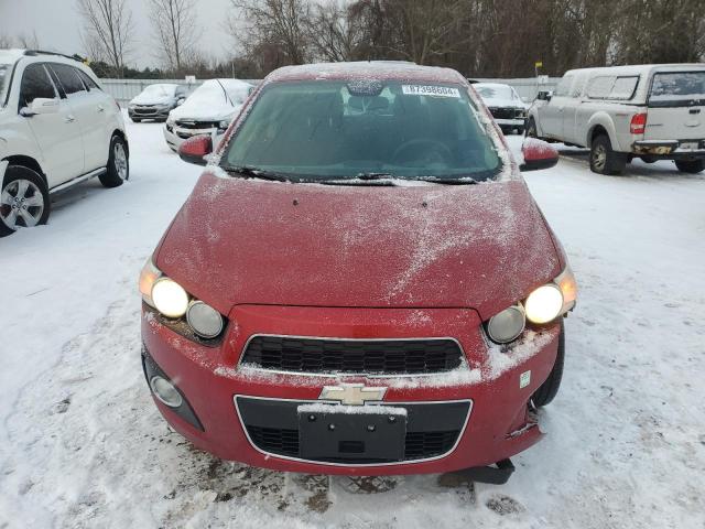  CHEVROLET SONIC 2013 Червоний