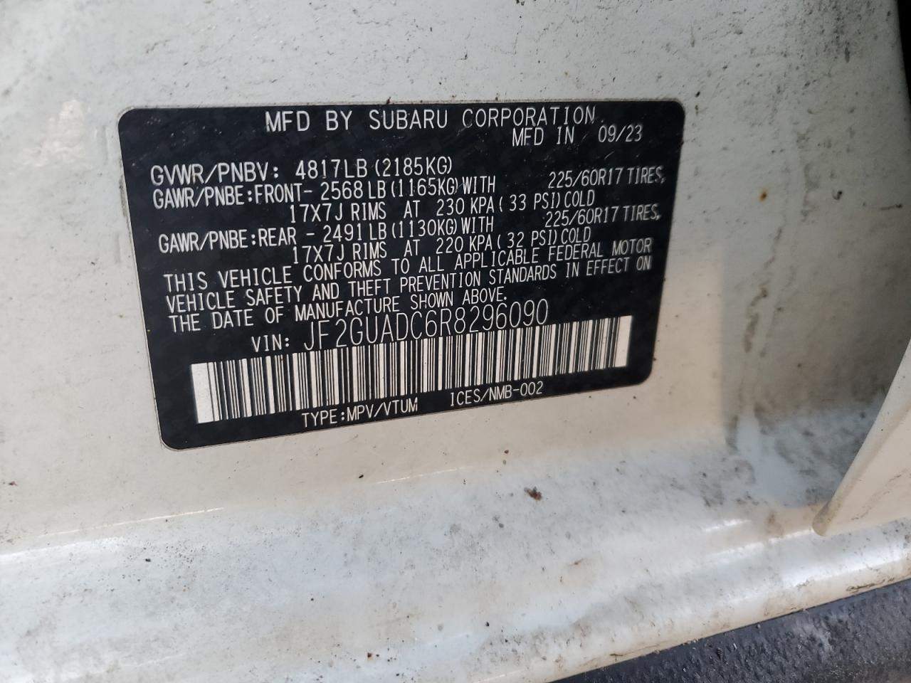 2024 Subaru XV - Image 12