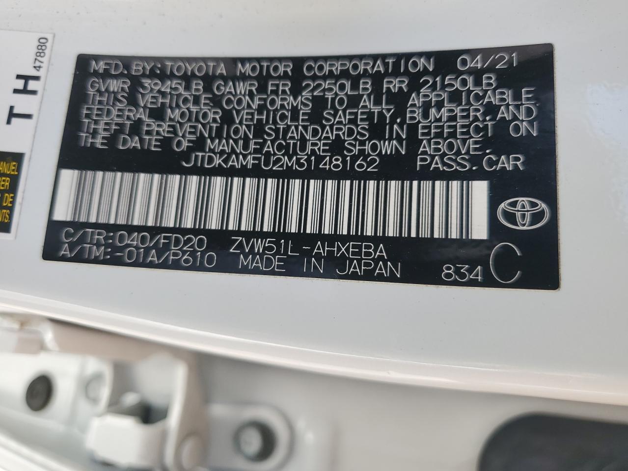 2021 Toyota Prius - Image 12