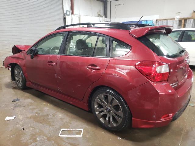  SUBARU IMPREZA 2015 Бургунди