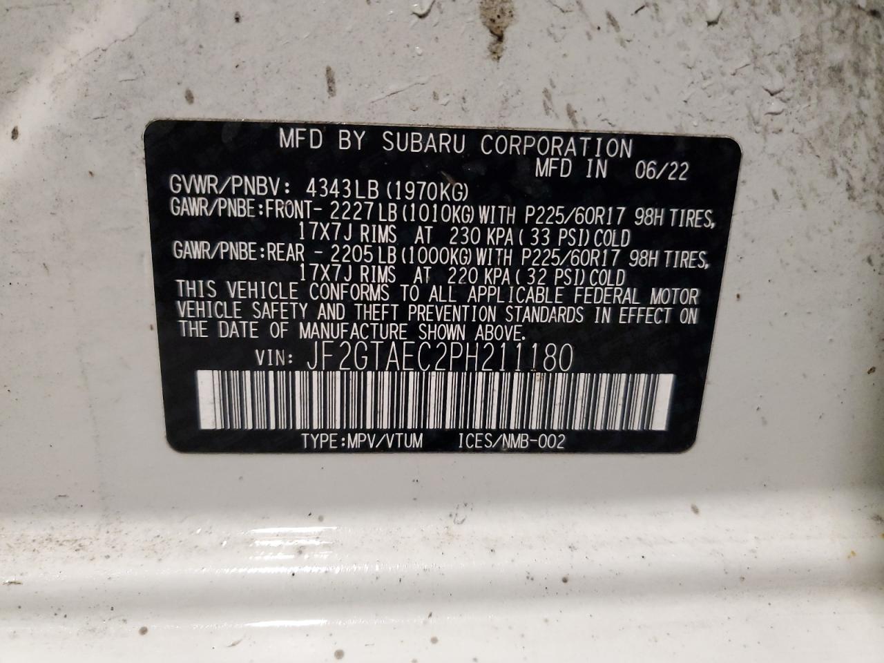 2023 Subaru XV - Image 13