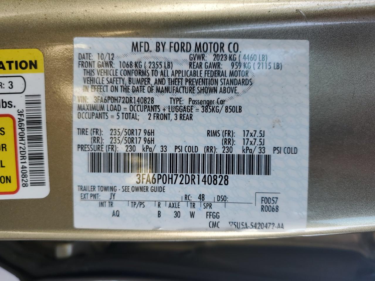 2013 Ford Fusion - Image 12