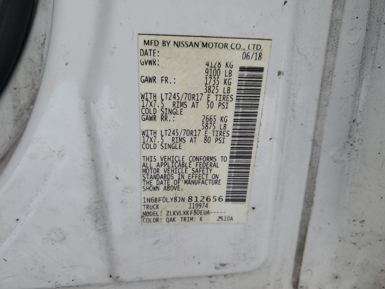 2018 Nissan NV - Image 13