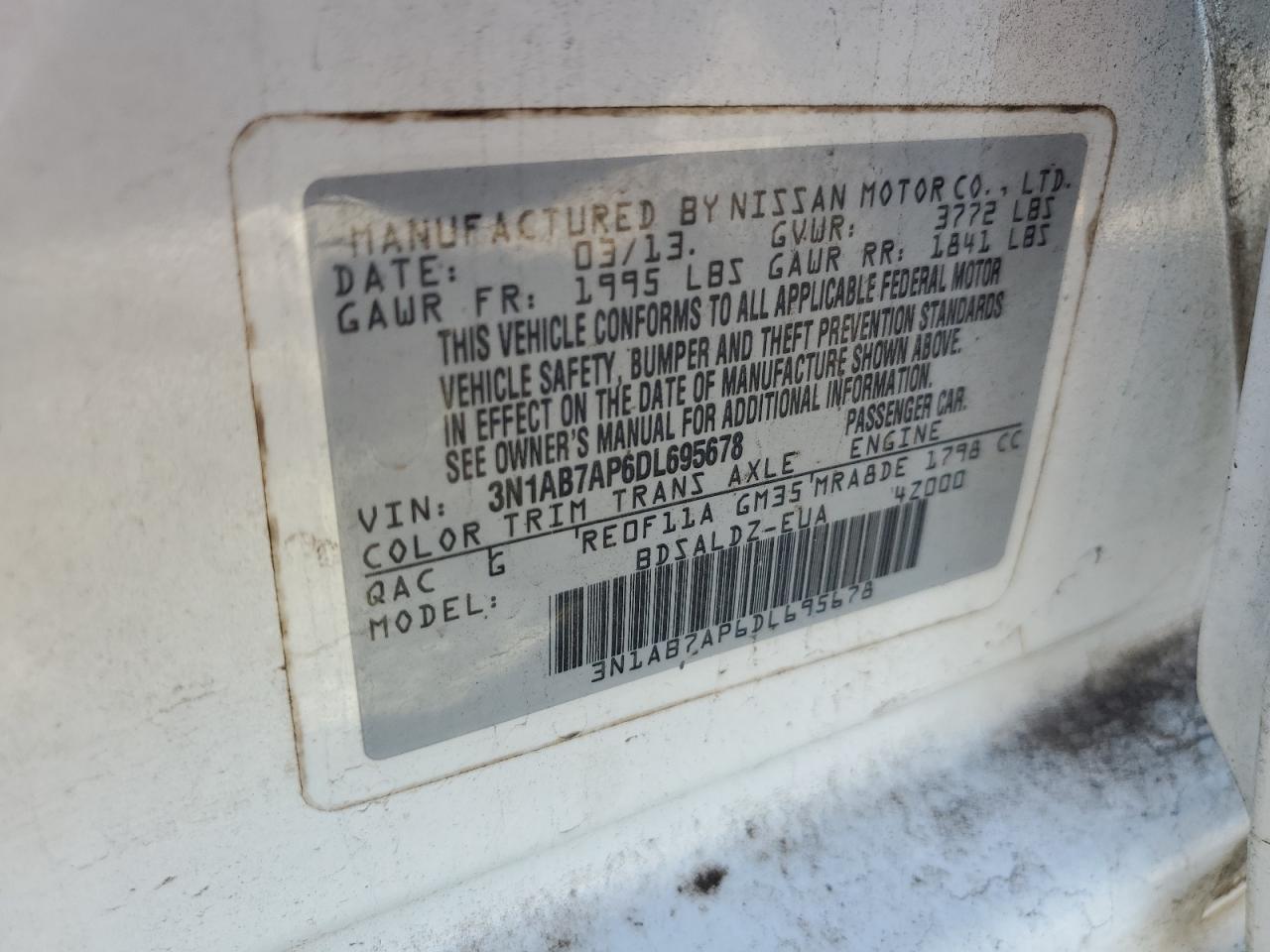 2013 Nissan Sentra - Image 13