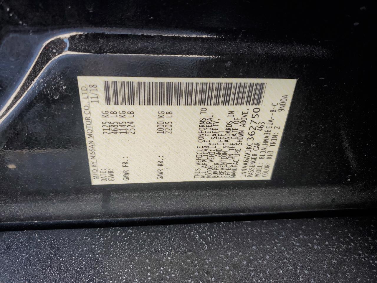 2019 Nissan Maxima - Image 12