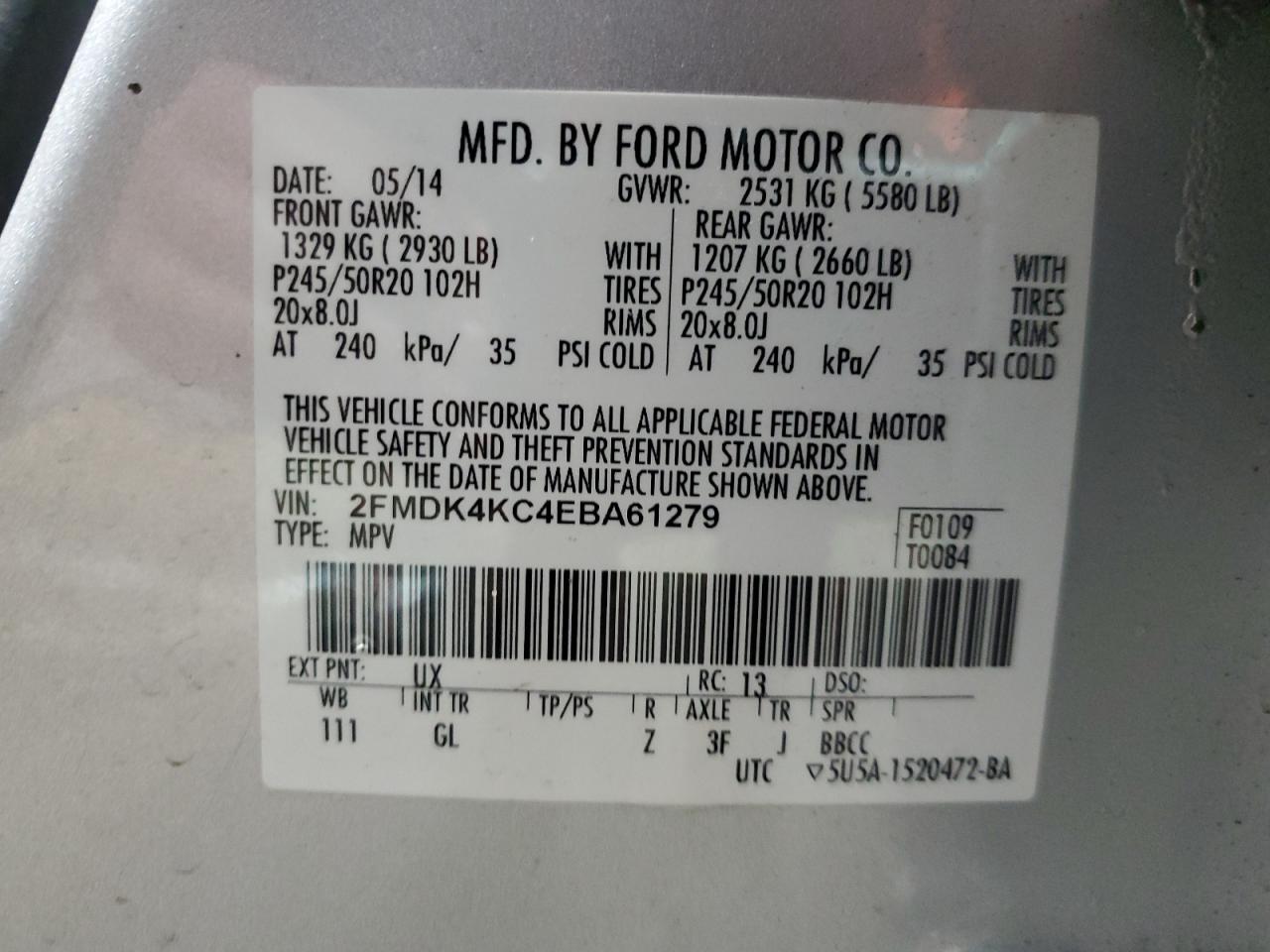 2014 Ford Edge - Image 13