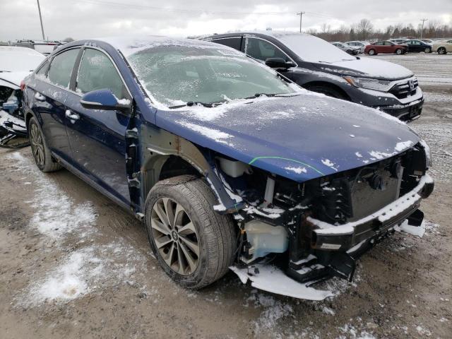  HYUNDAI SONATA 2017 Blue