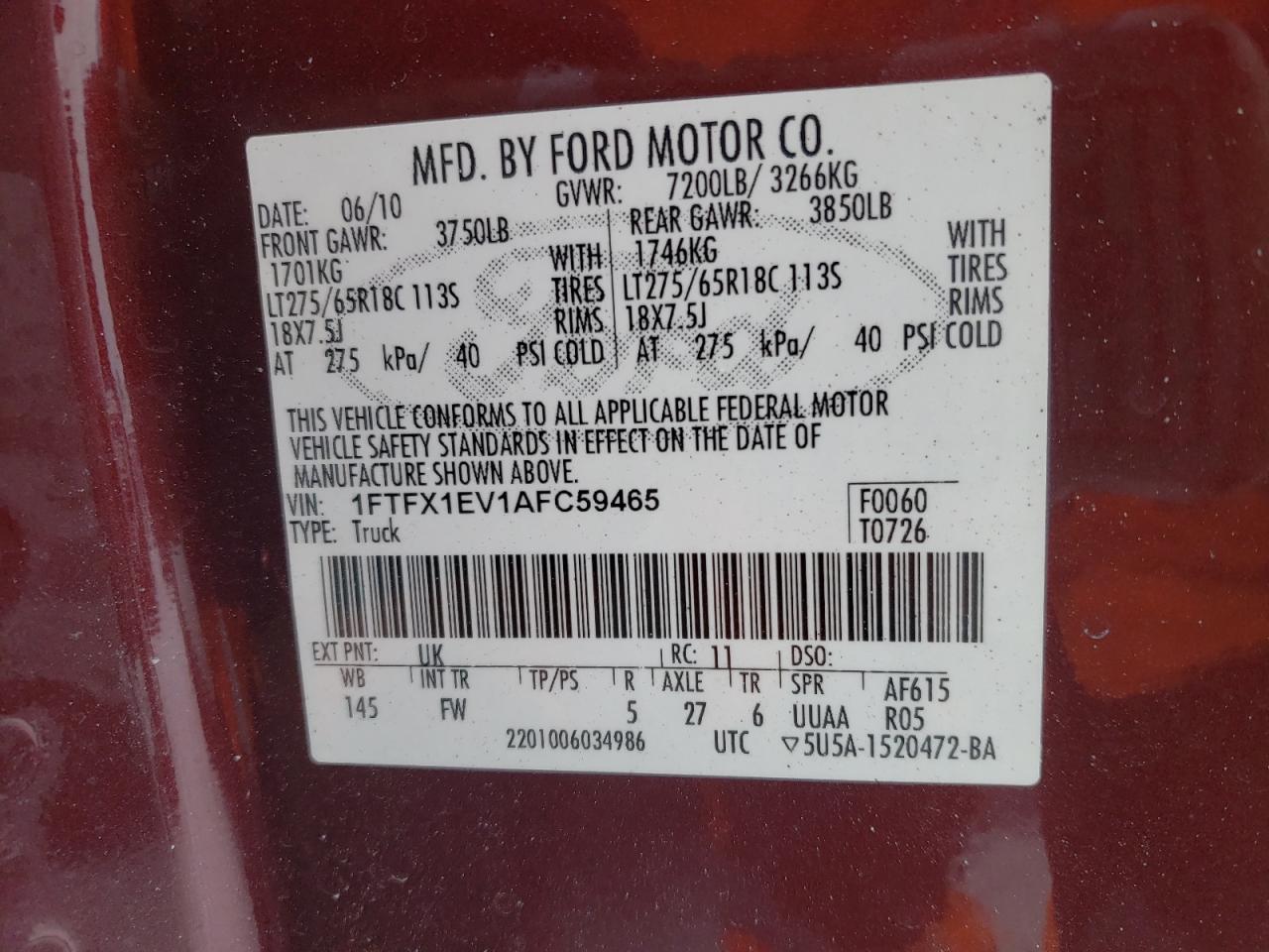 2010 Ford F-150 - Image 12