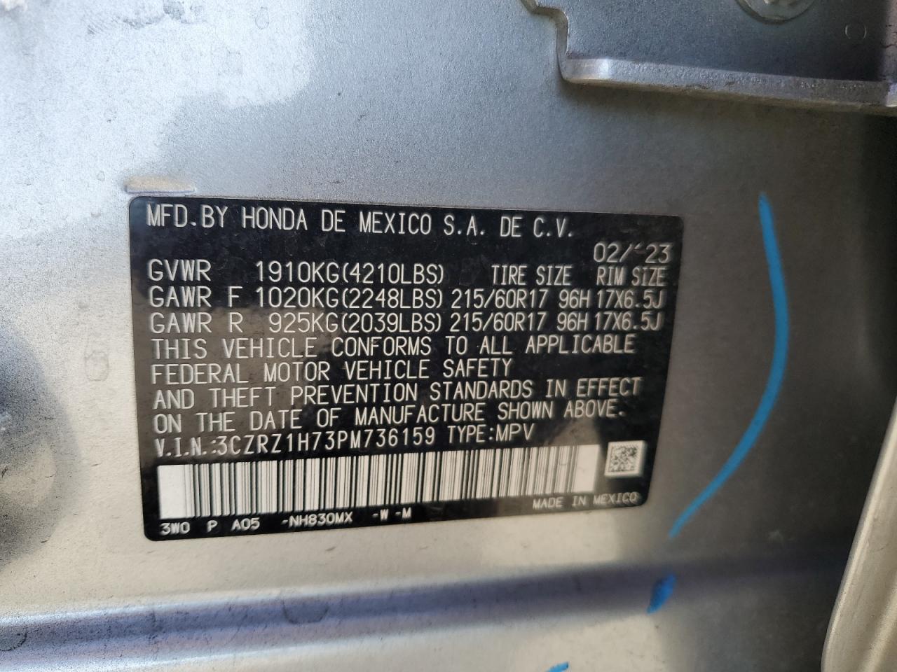 2023 Honda HR-V - Image 13