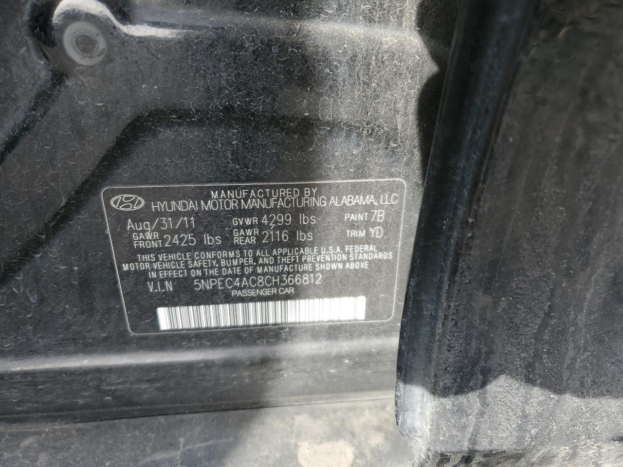 2012 Hyundai Sonata - Image 12