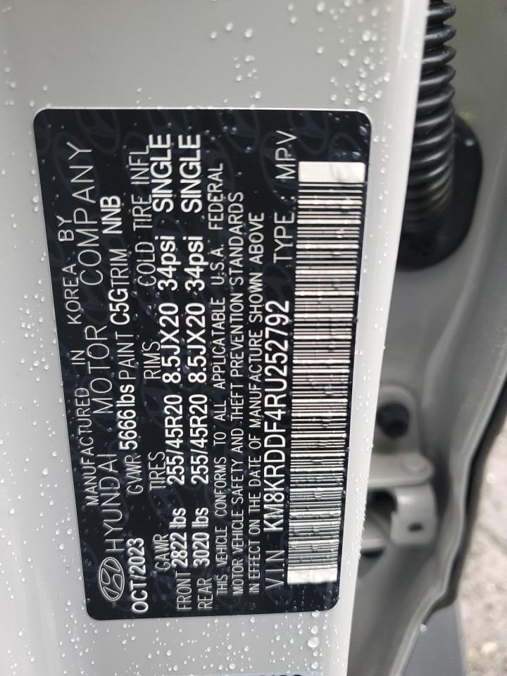 2024 Hyundai Ioniq 5 Limited VIN: KM8KRDDF4RU252792 Lot: 87082324