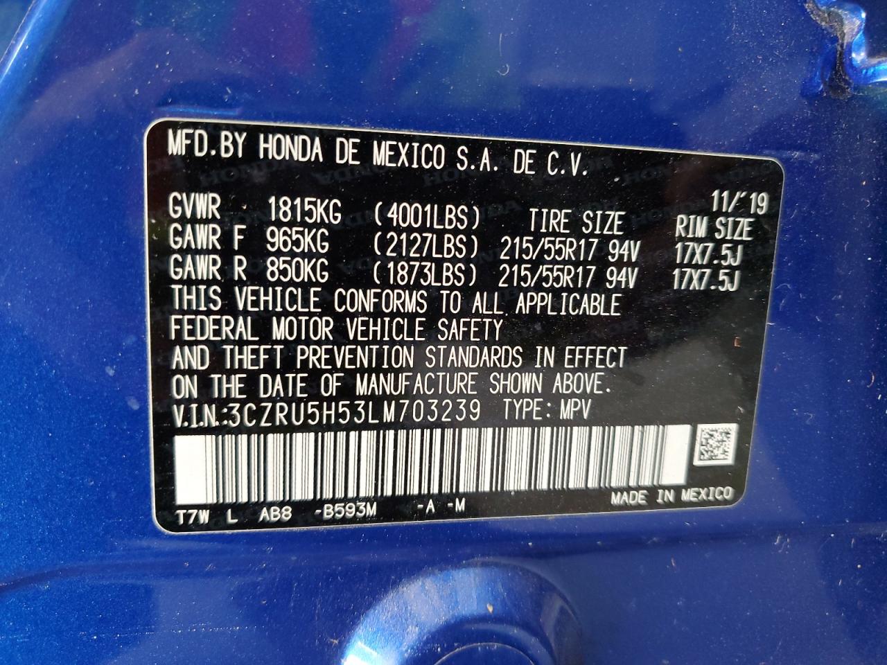 2020 Honda HR-V - Image 14