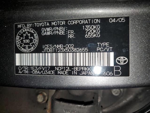 2005 TOYOTA ECHO 