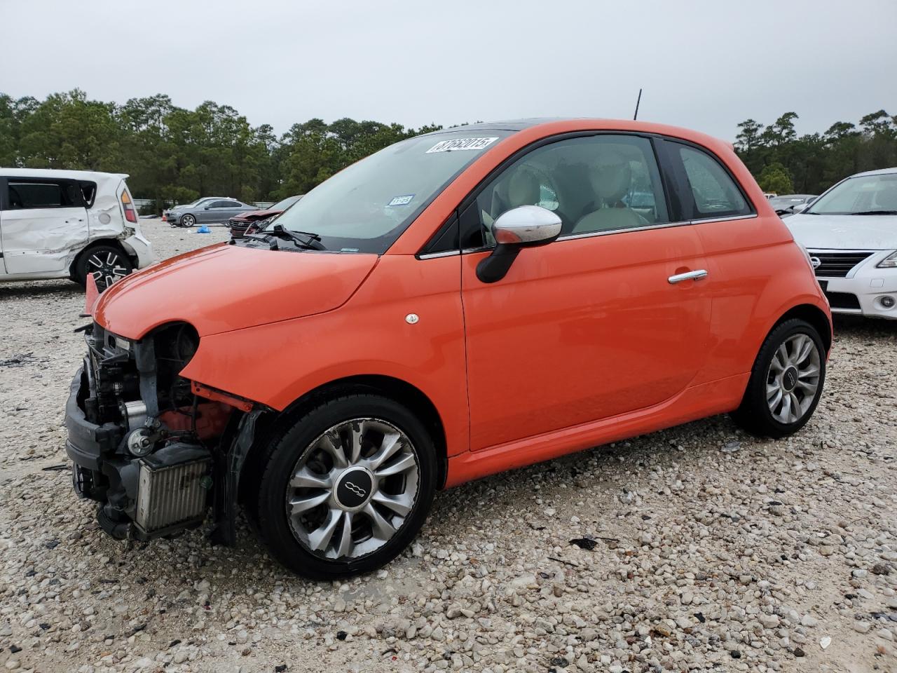 2018 Fiat 500 Lounge de vânzare în Houston, TX - Front End