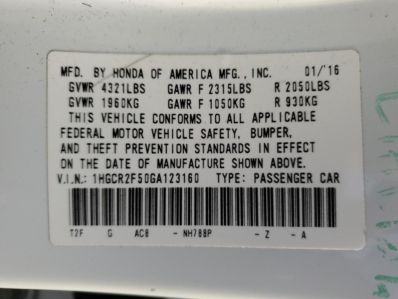 2016 Honda Accord - Image 13