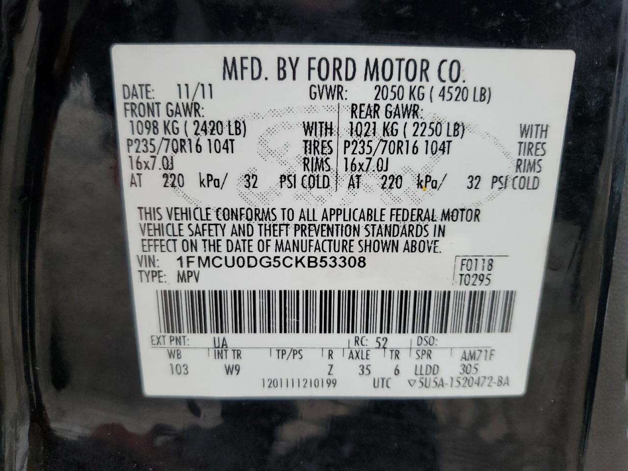 2012 Ford Escape - Image 15