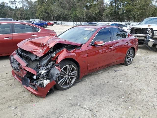 Седани INFINITI Q50 2014 Червоний