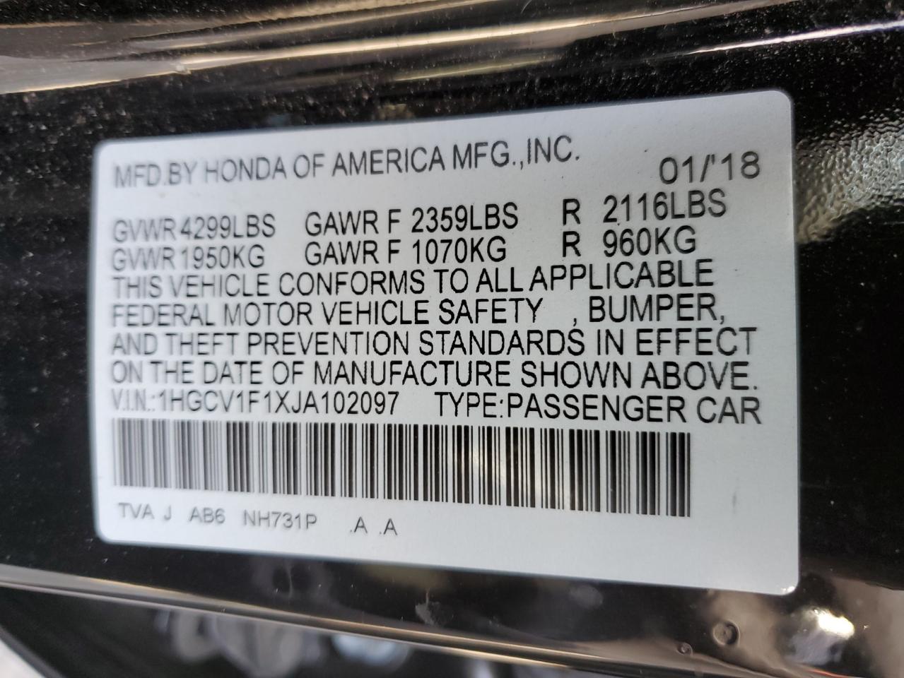 2018 Honda Accord - Image 12