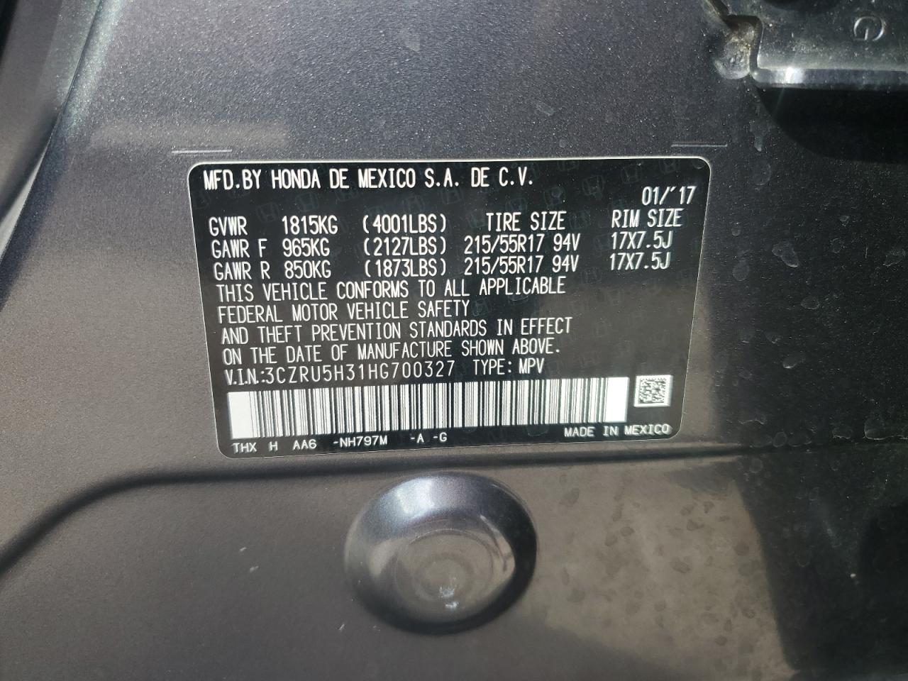 2017 Honda HR-V - Image 12