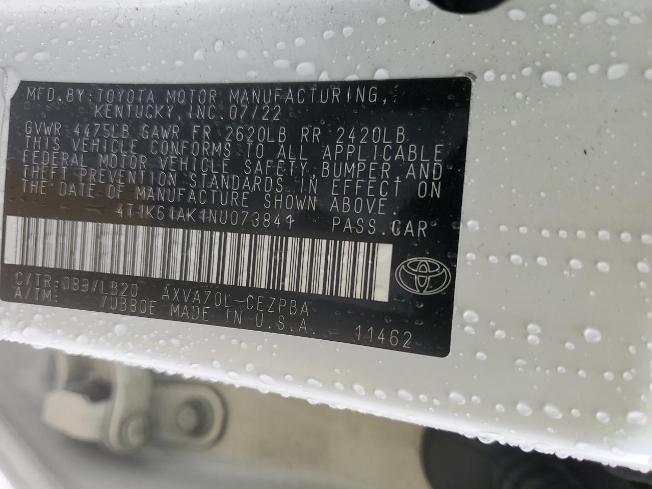 2022 Toyota Camry - Image 12