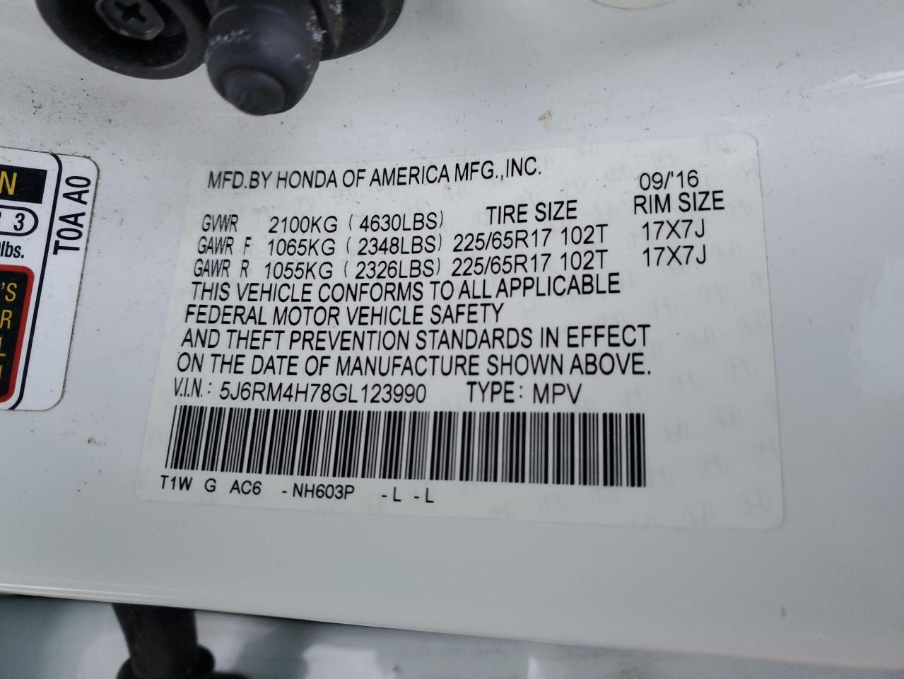 2016 Honda CR-V - Image 16