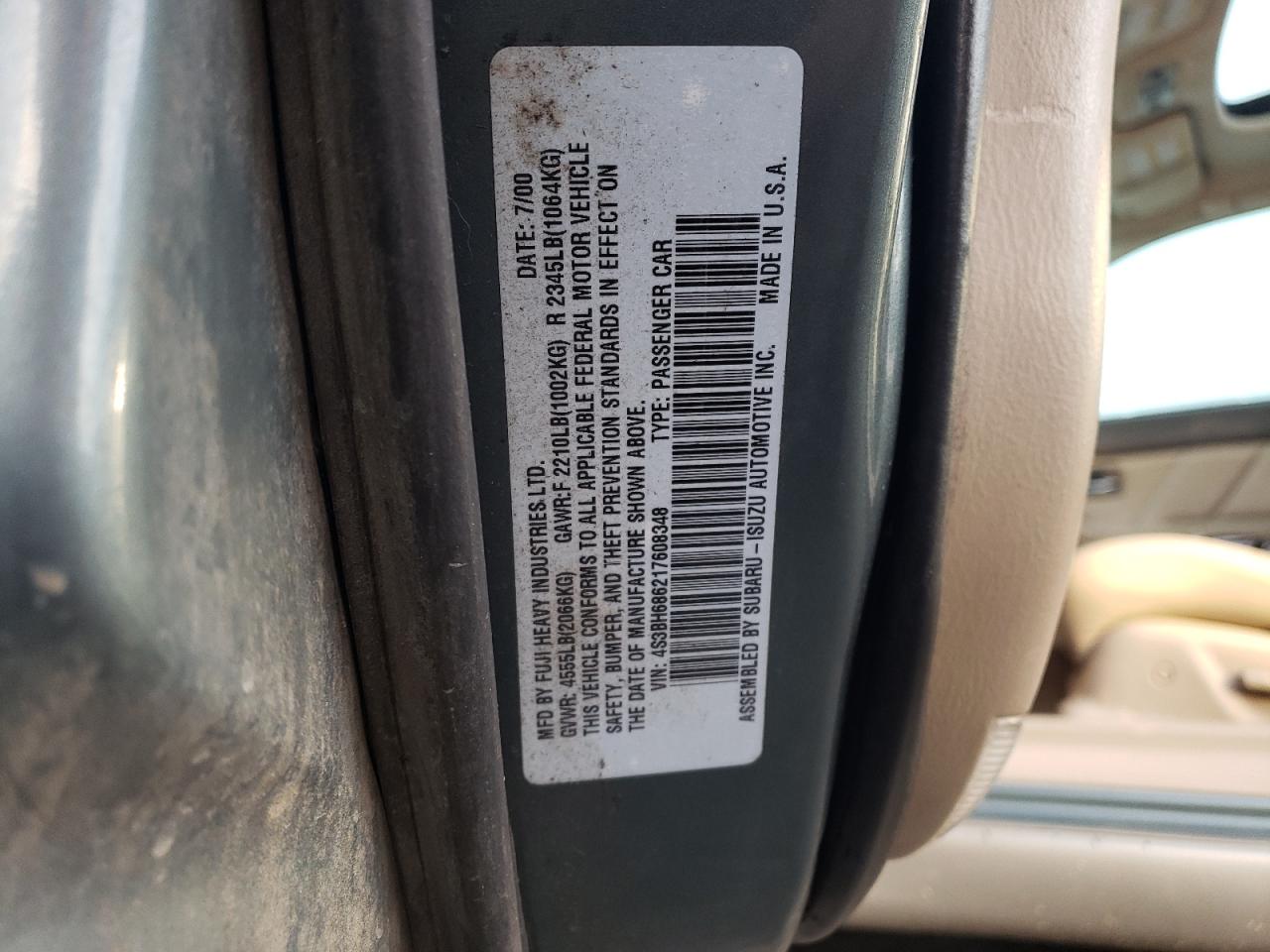 2001 Subaru Legacy - Image 12