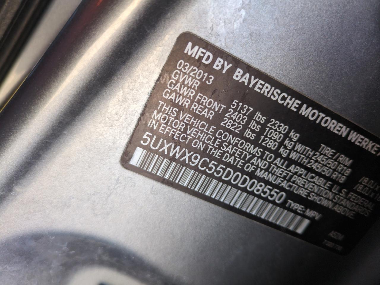 2013 BMW X3 - Image 12
