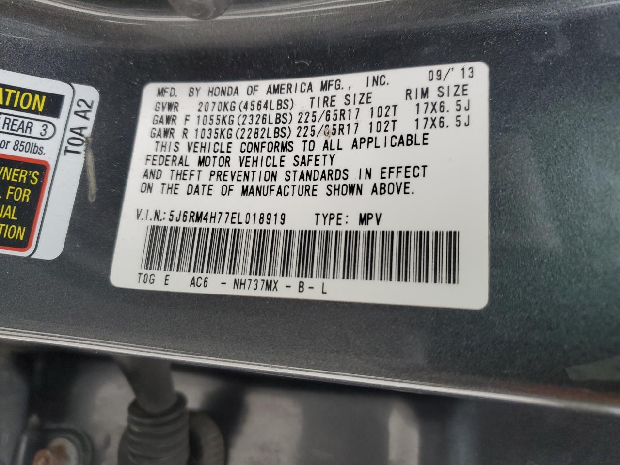 2014 Honda CR-V - Image 13