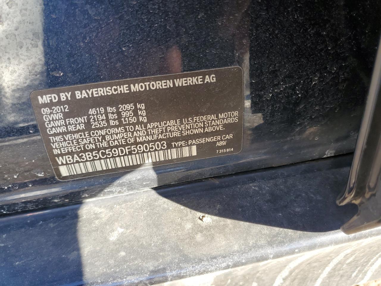 2013 BMW 3er - Image 12