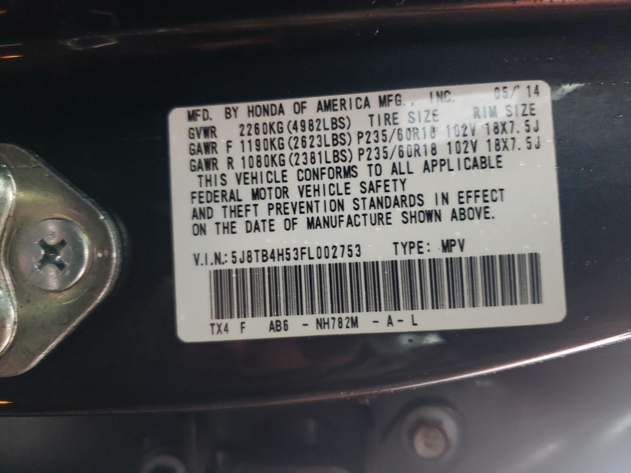 2015 Acura RDX - Image 14